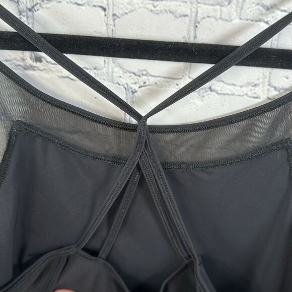 🖤 Lululemon Black Mix and Mesh Flow Tank - Size 4 - Picture 4 of 4